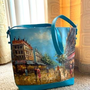 Hand Printed Purse-beautiful by Magnifique